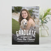 カスタム経モダン曲線 案内状 (スタンド正面)