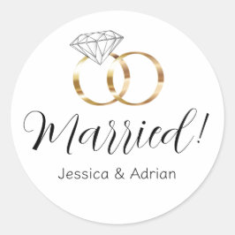 カスタム結婚したホワイトダイヤ結婚モンドリングや輪 ラウンドシール