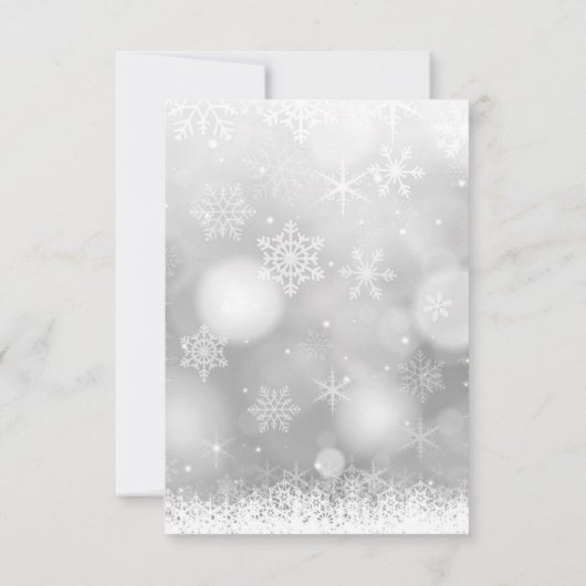 カスタム結婚した初めてのクリスマス|写真 招待状 (裏面)