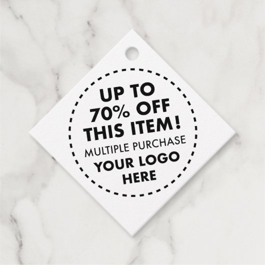 カスタム結婚の70%オフのバラ買ン割引 フェイバータグ (正面)