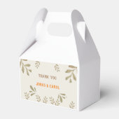 カスタム結婚はモダンエレガント フェイバーボックス (正面サイド)