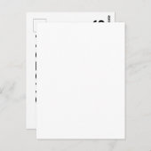 カスタム結婚パーソナライズされた感謝はがき ポストカード (正面/裏面)