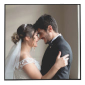 カスタム結婚モダン周年記念10写真コラージュ フォトキューブ (右)