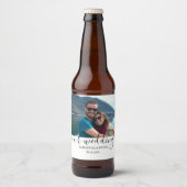 カスタム結婚写モダンリラックス料 ビールラベル (正面)