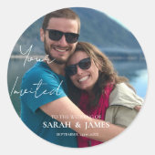 カスタム結婚写モダンリラックス料 ラウンドシール (正面)