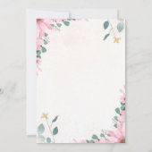 カスタム結婚式のお知らせ – 日付カードの保存 セーブザデート (裏面)