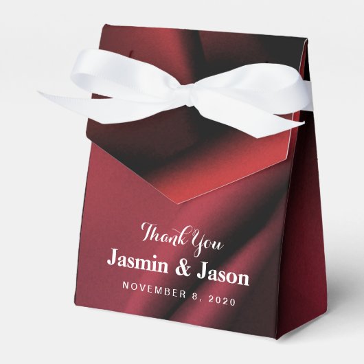 カスタム結婚式の引き出物箱 フェイバーボックス (正面サイド)