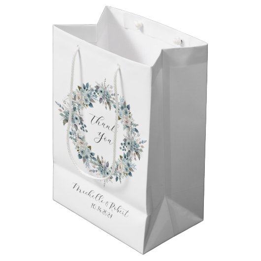 カスタム結婚式の引き立て抱き枕 ミディアムペーパーバッグ (正面アングル)