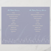 ::カスタム結婚式 プログラム:Hollyhock & Andampandand (裏面)