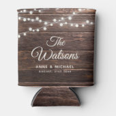 カスタム結婚素朴のエレガント国木の灯 缶クーラー (正面)