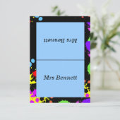 カスタム絵を描、ネオン 招待状 (スタンド正面)