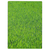 カスタム緑のロゴ クリップボード (裏面)