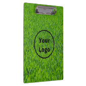 カスタム緑のロゴ クリップボード (右)