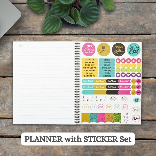 カスタム緑の離れ青い空の木の王冠の写真 –  プランナー手帳