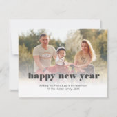 カスタム編集可能な新年表 ノートカード (正面)