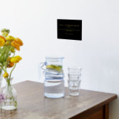 カスタム編集可能ファーザーズ日パパ金ゴールド 箔ポスター (レイダウン (キッチン))