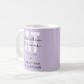 カスタム練習時の運動訓練士 コーヒーマグカップ (正面左)