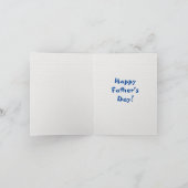 カスタム縁どCollieパパドッグ熱狂するパパデジタル カード (内部)