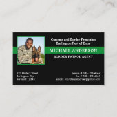 カスタム縁どPatrol Agent連邦軍隊写真 名刺 (正面)