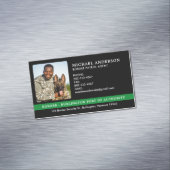 カスタム縁どPatrol Agent Photo Federal軍隊 マグネット名刺 (インサイチュ)