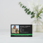 カスタム縁どPatrol Agent Photo Federal軍隊 名刺 (スタンド正面)