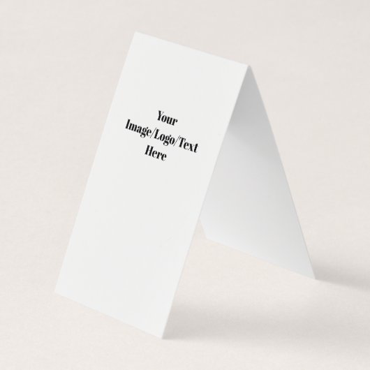 カスタム縦テント折り畳み名刺 名刺 (正面)