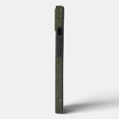 カスタム縦型モスグリーンiPhone 13ケース Case-Mate iPhoneケース (裏面 / 左)