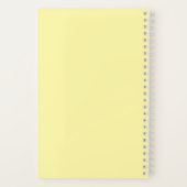 カスタム織パタカラフルーン裁縫 ノートブック (裏面)