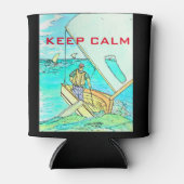 カスタム缶クーラー Keep Calm Sail On 缶クーラー (正面)
