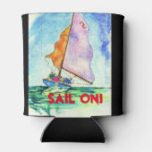 カスタム缶クーラー Keep Calm Sail On 缶クーラー (裏面)