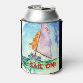 カスタム缶クーラー Keep Calm Sail On 缶クーラー (缶裏面)