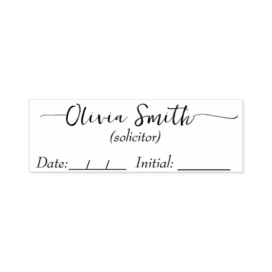 カスタム署名の名刺 セルフインキングスタンプ (デザイン)