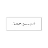 カスタム署名の所有者 ラバースタンプ (インプリント)