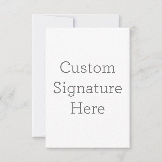 8.9cm x 12.7cmフラットサンキューカード (正面)