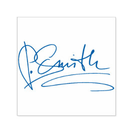 カスタム署名（青） セルフインキングスタンプ