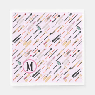 カスタム美しいのエレガントキラキラのメイクアップツール スタンダードランチョンナプキン