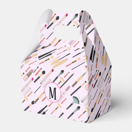 カスタム美しいのエレガントキラキラのメイクアップツール フェイバーボックス (正面サイド)