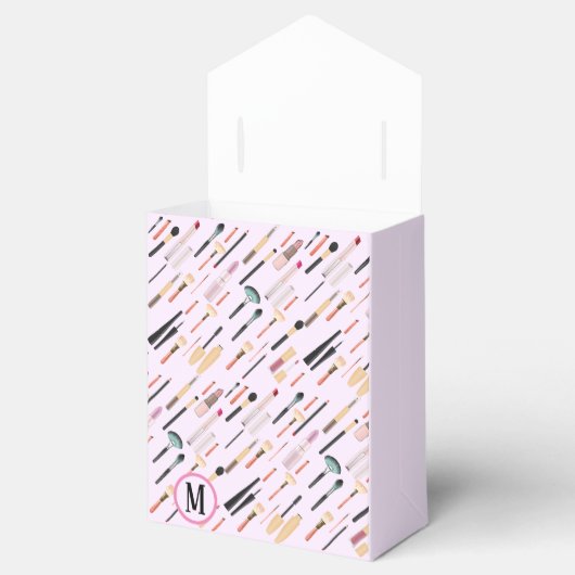 カスタム美しいのエレガントキラキラのメイクアップツール フェイバーボックス (オープン)