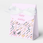 カスタム美しいのエレガントキラキラのメイクアップツール フェイバーボックス (正面サイド)