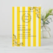 カスタム美しいゴールデングラモールソフトクリームズ結婚ーズ 招待状 (スタンド正面)