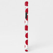 カスタム美しいフレッシュレッドさくらんぼ模様 iPhoneケース (右側)