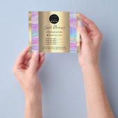 カスタム美しい名簿自筆証書 チラシ (手)