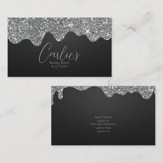 カスタム美しい室名刺 名刺 (正面/裏面)