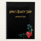 カスタム美しい店アポイントメント帳 | プランナー手帳 (正面)