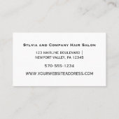 カスタム美容師 名刺 (裏面)