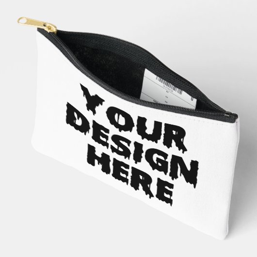 カスタム美容旅行メイクアップ女子誕生日 アクセサリーポーチ (見開き)