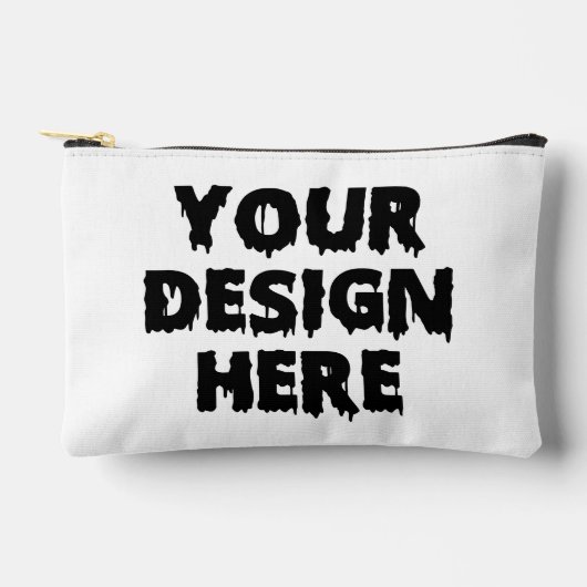 カスタム美容旅行メイクアップ女子誕生日 アクセサリーポーチ (正面)