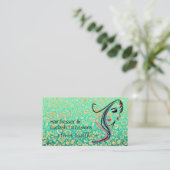 カスタム美容院&まつげエクステンション 名刺 (スタンド正面)