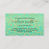 カスタム美容院&まつげエクステンション 名刺 (裏面)