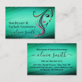 カスタム美容院&まつげエクステンション 名刺 (正面/裏面)